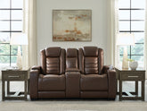 A2Z Furniture - Ashley Furniture - High Impact Living Room - PWR REC Loveseat/CON/ADJ HDRST / Tobacco - U1060118